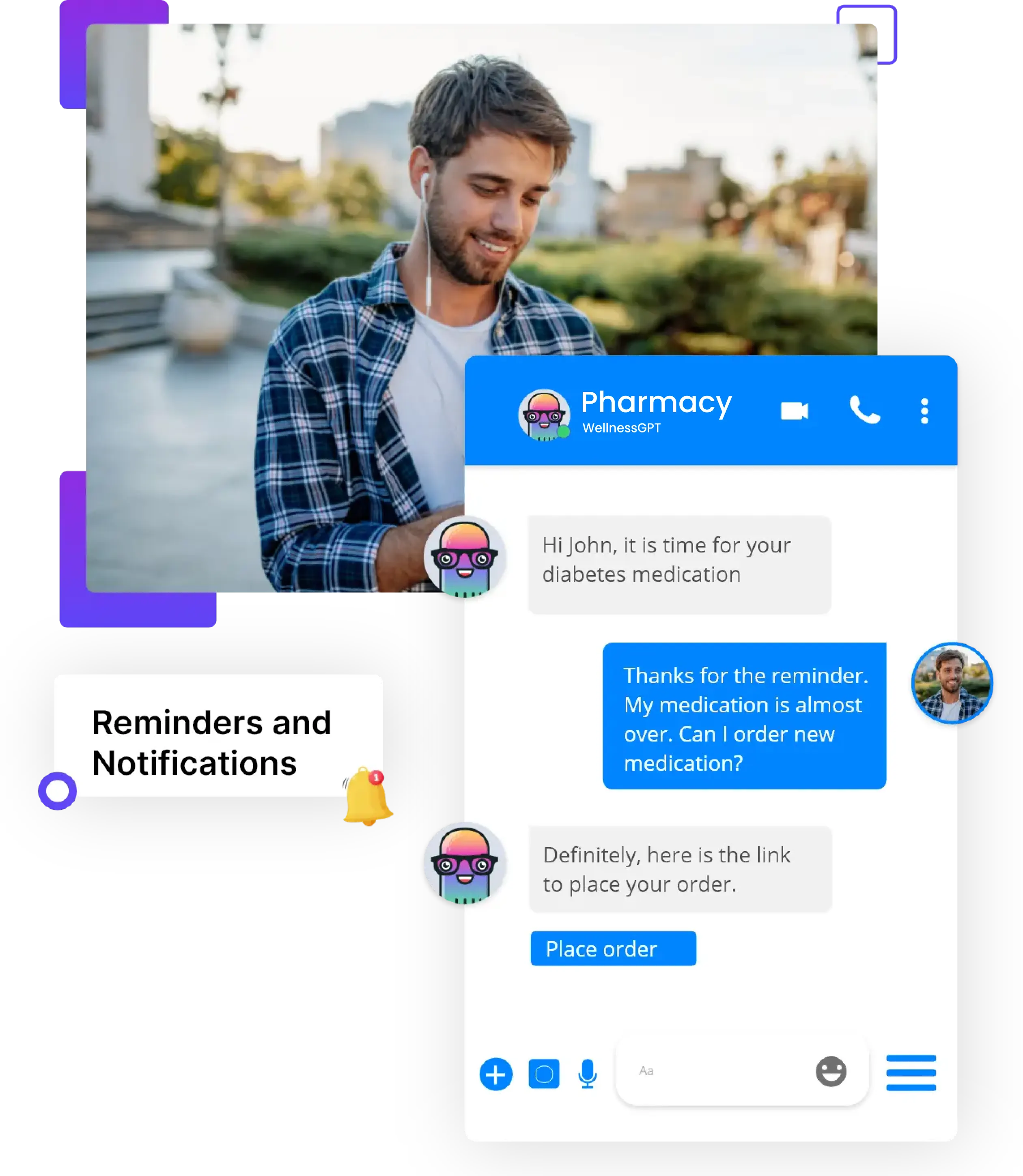 Digital pharmacy integration - WellnessGPT Healthcare AI Agents for medication management and pharmacy services